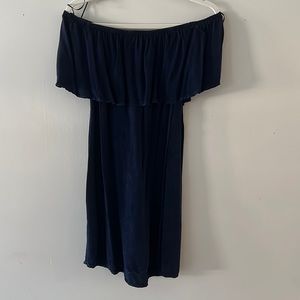 Off the shoulder Navy dress